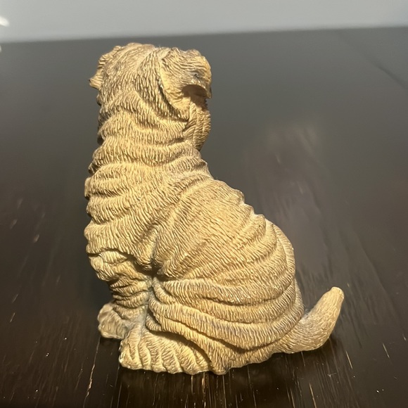 Chinese Shar-pei Resin Dog Figurine - Toys & Collectibles | Color: Brown - Picture 2 of 3